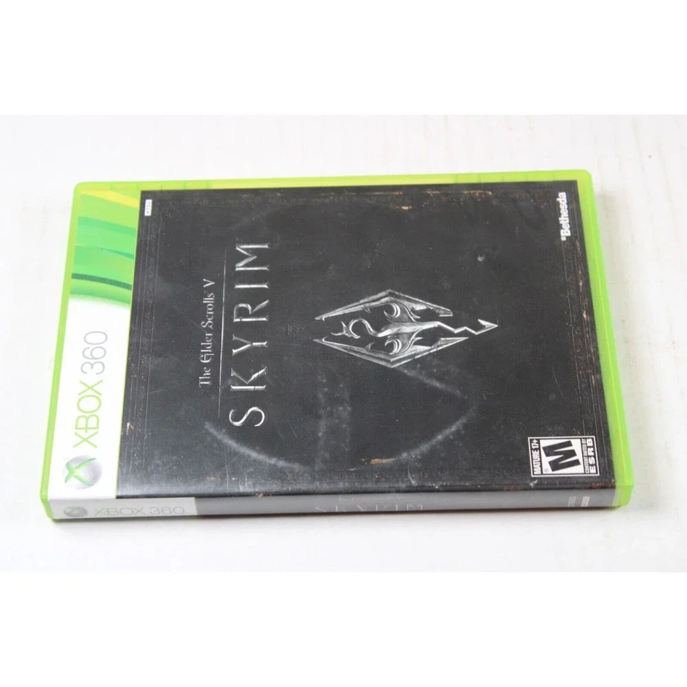 The Elder Scrolls V: Skyrim (Microsoft Xbox 360, 2013) Authentic, W/ Manual